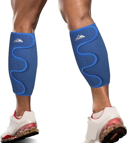 supregear Calf Support Brace, 2 Pack Shin Splint Compression Adjustable Calf Wrap Sleeve for Muscle Swelling Hiking Training in Saudi Arabia