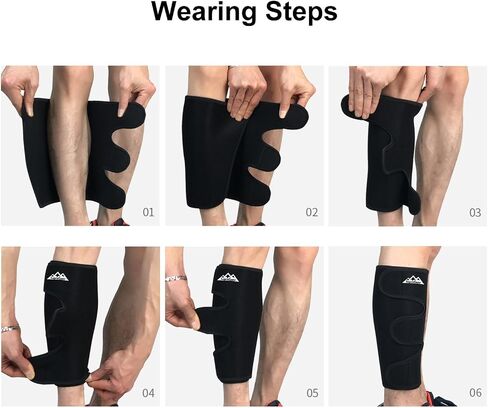 supregear Calf Support Brace, 2 Pack Shin Splint Compression Adjustable Calf Wrap Sleeve for Muscle Swelling Hiking Training in Saudi Arabia