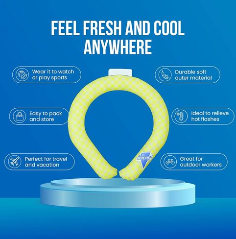 IDEAKOKO icicool Neck Band – Wearable Cooling Neck Wrap for Hot Weather in Saudi Arabia