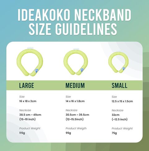 IDEAKOKO icicool Neck Band – Wearable Cooling Neck Wrap for Hot Weather in Saudi Arabia