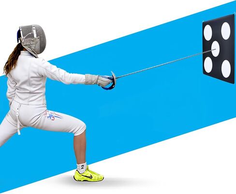 Leather Square Fencing Target - Fencing Practice Target for Foil Saber Epee and Hema - Self-Training Auxiliary Fencing Equipment for Fencer in Kuwait