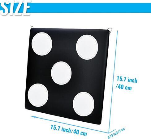 Leather Square Fencing Target - Fencing Practice Target for Foil Saber Epee and Hema - Self-Training Auxiliary Fencing Equipment for Fencer in Kuwait