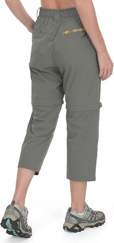 Little Donkey Andy Women's Hiking Zip Off Capri Pants Lightweight Quick Dry UPF 50+ Convertible Shorts with 4 Pockets in Kuwait