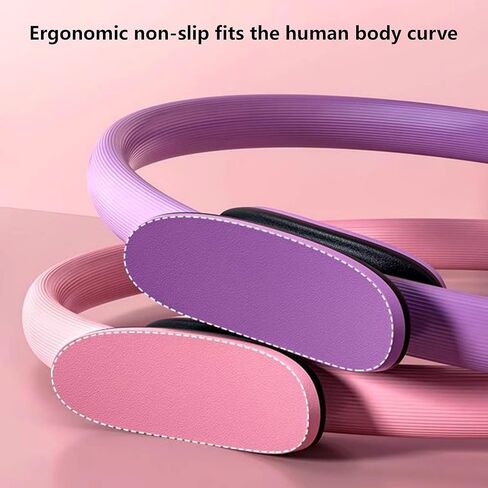 10 pcs Recovery-Boosting Pilates Ring Circle - 15 Inch for Fitness & Rehab - Lightweight PP NBR in Saudi Arabia