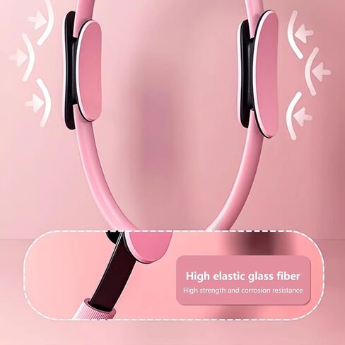 10 pcs Recovery-Boosting Pilates Ring Circle - 15 Inch for Fitness & Rehab - Lightweight PP NBR in Saudi Arabia
