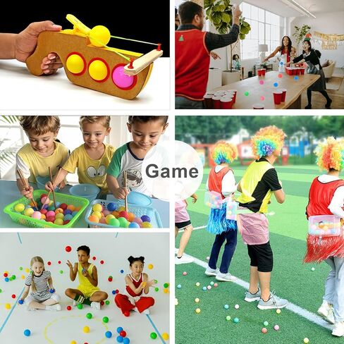 Ping Pong Balls 12 50 or 100 Pack: 3 Star Colored Table Tennis Balls for Outdoor Practice Party Games Cats Toys in Saudi Arabia