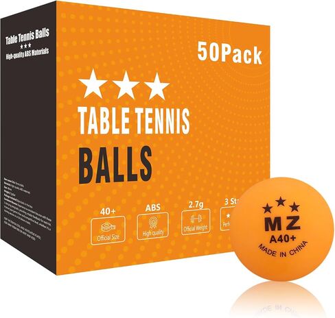 Ping Pong Balls 12 50 or 100 Pack: 3 Star Colored Table Tennis Balls for Outdoor Practice Party Games Cats Toys in Saudi Arabia