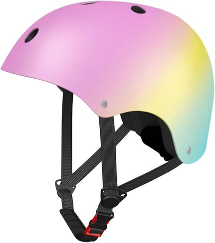 Color Gradient Toddler Helmet Kids Bike Helmet Adjustable from Toddler to Youth 11 Vents Safety & Ventilation Design for Cycling Skating Scooter Skateboard in Saudi Arabia
