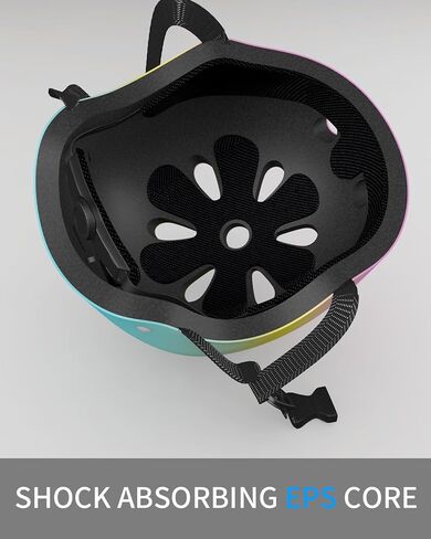 Color Gradient Toddler Helmet Kids Bike Helmet Adjustable from Toddler to Youth 11 Vents Safety & Ventilation Design for Cycling Skating Scooter Skateboard in Saudi Arabia