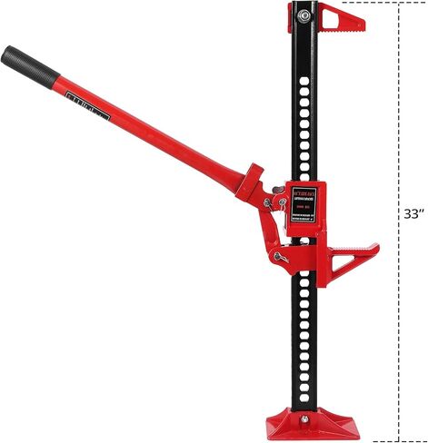 مقبس سيارة، نوع رأس مدبب، مقبس مزرعة متعدد الأغراض للطرق الوعرة مقاس 60 بوصة، مقبس سيارة بسعة 3 طن (6000 رطل)، مثالي للسيارات/الشاحنات/المركبات/سيارات الدفع الرباعي، أحمر in Kuwait