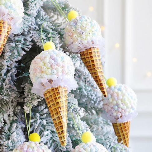 Christmas Tree Gift Box Hanging Ornaments 3pcs Pastel Macaron Sweet Foam Gift Box Hanging Christmas Tree Ornament for Indoor Outdoor Xmas Holiday Decor in Saudi Arabia