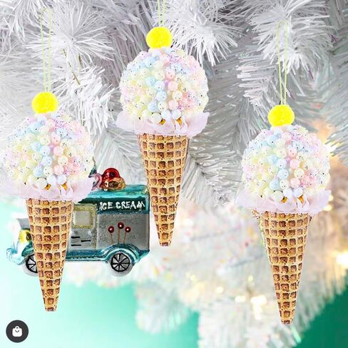 Christmas Tree Gift Box Hanging Ornaments 3pcs Pastel Macaron Sweet Foam Gift Box Hanging Christmas Tree Ornament for Indoor Outdoor Xmas Holiday Decor in Saudi Arabia
