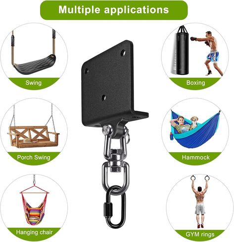 Punching Bag Hanger for Heavy Bag Beam Mount Hardware 360° Rotation Boxing Bag Ceiling Mount I-Beam Heavy Bag Hanger Beam Mount Hooks for Hanging Heavy Punching Bags in Saudi Arabia