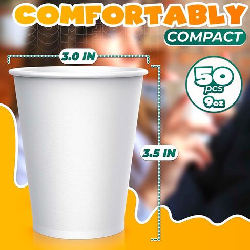 3 Oz Disposable Espresso Cups for Hot Drinks - 200Pcs Paper Espresso Cups for Party Cups Disposable Coffee Shots Cups for Wedding Travel Cup - Hot Coffee Cups for Espresso Cup Set Small Paper Cups in Kuwait