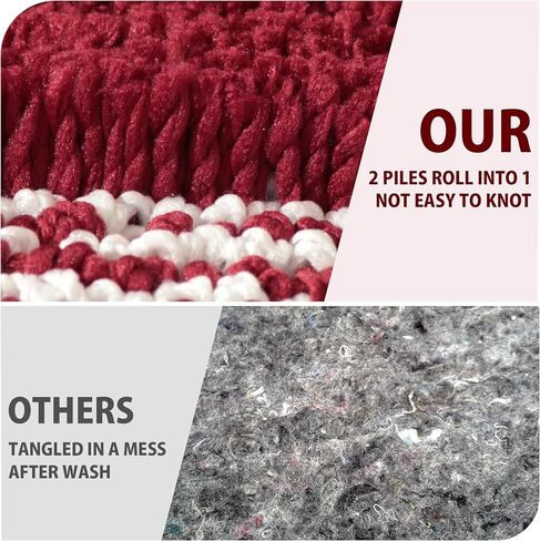 Urvoix Bathroom Rugs Set - 2 Piece Butter Chenille Bath Rugs with Non Slip Backing, Super Absorbent Thick Soft Plush Bath Mats for Bathroom, Tub, Shower (Sage, 20"x32" / 17"x24") in Saudi Arabia