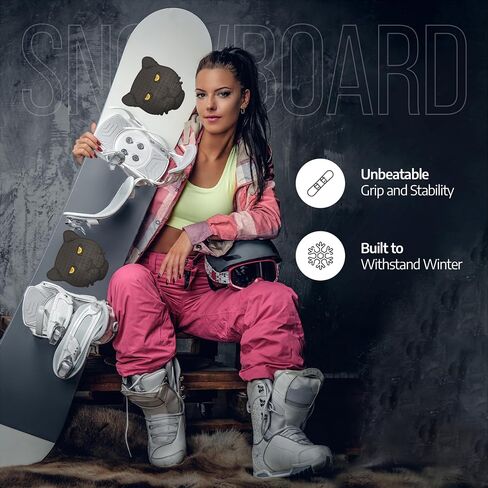 Snowboard Stomp Pad Snowboarding Black Panter Foot Pads Enhanced Grips, Snowboard Anti Slip Pad, Stomp Pad Snowboarding, Traction Pad Snowboard, Stomp Pads, Snowboard Stomp Pad Clear, Stomp in Saudi Arabia