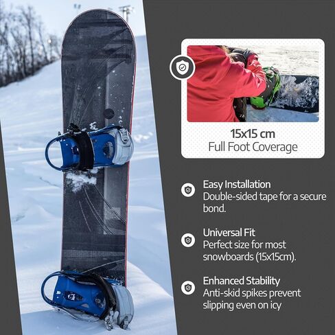 Snowboard Stomp Pad Snowboarding Black Panter Foot Pads Enhanced Grips, Snowboard Anti Slip Pad, Stomp Pad Snowboarding, Traction Pad Snowboard, Stomp Pads, Snowboard Stomp Pad Clear, Stomp in Saudi Arabia