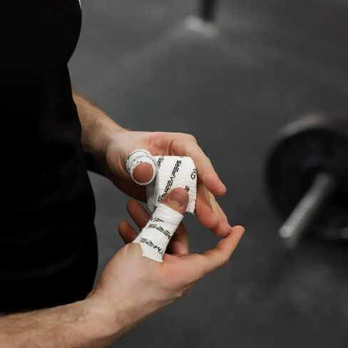 Gymreapers Weightlifting Adhesive Thumb Tape, Stretchy Athletic Tape Grip & Protection for Olympic Lifting, Cross Training, Powerlifting, Hookgrip in Saudi Arabia