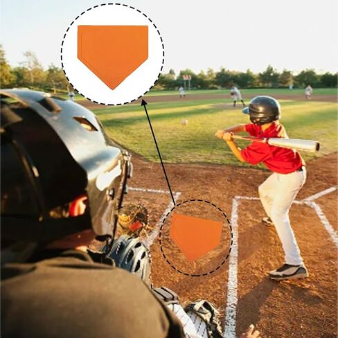 مجموعة قاعدة البيسبول البيسبول، 5 قطع قاعدة بيسبول مع لوحة منزلية وقواعد مطاطية في الفناء الخلفي مجموعة قاعدة مطاطية لكرة البيسبول وكرة الركل in Kuwait