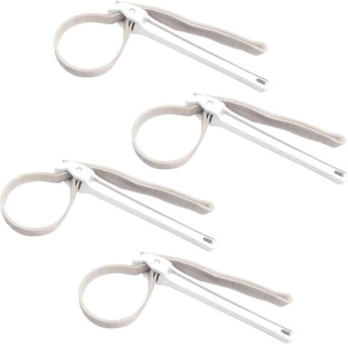 Strap Wrench Plumbing, 12 Inches Nylon Strap Wrench, Adjustable Oil Filter Strap Wrench, Double Layered Nylon Fuel Filter Wrench, Water Filter Strap Wrench Heavy, Red, 1Pack in Saudi Arabia
