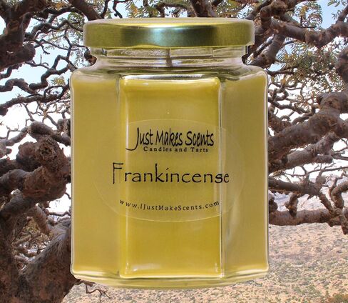 Frankincense Scented Blended Soy Candle by Just Makes Scents in Kuwait