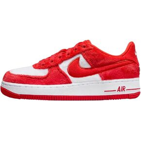 Nike Air Force 1 Big Kids' Shoes (FZ3552-612, Fire Red/White/Pink Foam/Light Crimson)