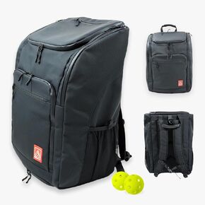 Pickleball Bag - Large Backpack Fits: 4+ Paddles, 2 Water Bottles, Laptop, Shoe Compartment, Fence Hook