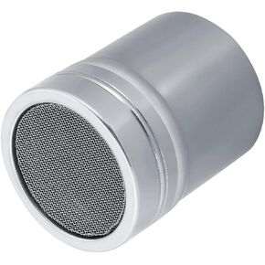 Spice Shakers with Holes and Lids, Stainless Steel Dredges Powder Sugar Shaker Spice Jars with Shaker Lids Seasoning Bottle for Cooking Kitchen(M)