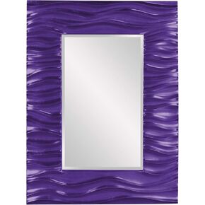 هوارد إليوت زينيث مرآة حائط معلقة مستطيلة، 31 × 39 بوصة، ورقة فضية لامعة in Kuwait