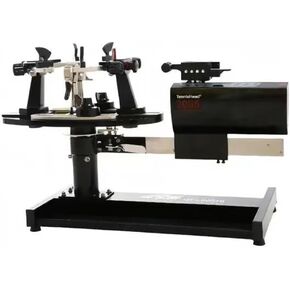 GLS High-end Automatic Tennis Stringing Machine Electronic Tabletop Tennis Racket/Racquet String Machine with Tools and Accessories - Tennis and Badminton Racket Stringer, Black
