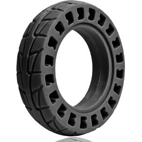 200x50 Solid Tire, 200x50 8''x2'' Scooter Replacement Wheels for Crazy Cart Razor Cart E100 E125 E150 E175 E200 E200s E225 Electric Scooter, 8 Inch Tubeless Rubber Solid Tires