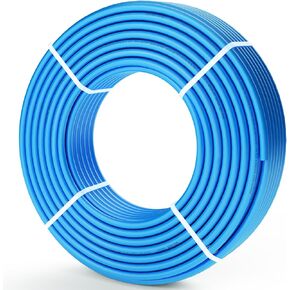 VEVOR Oxygen Non-Barrier PEX Tubing, 300 Ft 1 Inch PEX Pipe Radiant Heat Floor EVOH Pex-B Heat Durable Plumbing Flexible for Residential Commercial Heating Plumbing, Red