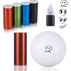Golf Ball Stamp,Golf Ball Marker,Golf Ball Stamper,Self-Inking Reusable Custom Golf Ball Stamp,Golf Accessories for Men and Women to Identify Golf Balls