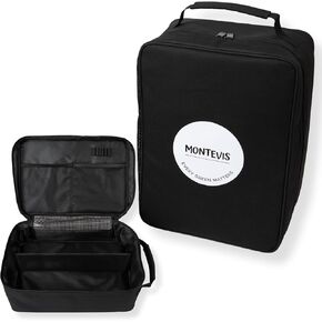 Golf Shoe Bag Premium 600D Oxford with Waterproof Coating; Sturdy Golf Trunk Organizer with Pockets for Golf Balls, Gloves, and Tees; Ideal Golf Accessories and Gifts for Men and Women by Montevis