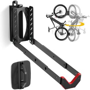 monTEK Swivel Bike Wall Mount, No Heavy Lifting Required Bike Wall Mount, Bike Hangers for Garage, Space-Saving Bike Rack Garage, Easy to Load and Unload, Bike Hanger Can Hold Up to 77 lbs, 2 Pack