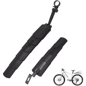 Blueshyhall Bike Fender Retractable Bicycle Mudguard, Universal 26-27.5 inch Mountain Bike Front and Rear Mudflap, Against Splashing Water and Dirt