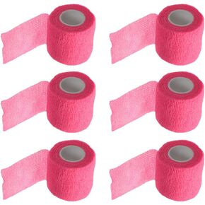 ESUPPORT 2 بوصة × 5 ياردة ذاتية الالتصاق متماسكة التفاف الضمادات لاصقة الجروح قوية مرنة شريط الإسعافات الأولية للرياضة المعصم الكاحل 6 العد in Kuwait