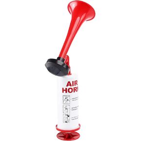 Air Horns for Safety, Handheld Loud Noise Makers Bear Horn Portable Air Pump Horn Sports and Marine Signal Safety Alarm Horn for Boating, Sports Events, Self Defense, Birthday Parties Carnival