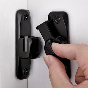 3 Packs Barn Door Latches,Gold 90/180 Degree Gate Lock,Zinc Alloy Right Angle Door Lock Latch,Flip Gate Latches Hardware,Door Security Sliding Door Latch Lock fo Cabinets,Bathroom