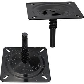 Boat Seat Pin Mount Plated,Boat Seat Pedestal Boat Seat Base Mounting Plate for 3/4" Boat Seat Pedestal Post,Zinc Plated Steel Pin Boat Seat Swivel Mount for Pontoon Jon Boat Bass Boat Fishing Boat