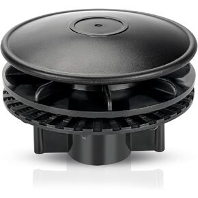 Boat Vent Black Boat Hatch Cover Support Mushroom Cap 4-1/4 inch