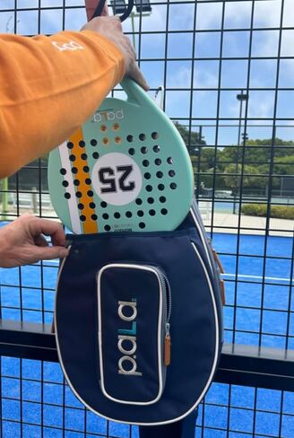 Navy Blue Padel and Pickleball Bag for Men and Women Tennis Padel Sling Bag Backpack - Great for Padel, Tennis, Racquet ball, Squash & Pickeball with fence hook. in Kuwait