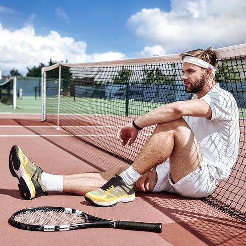 FitVille Extra Wide Pickleball Shoes for Men, All Court Tennis Sneakers Shoes with Arch Support in Kuwait