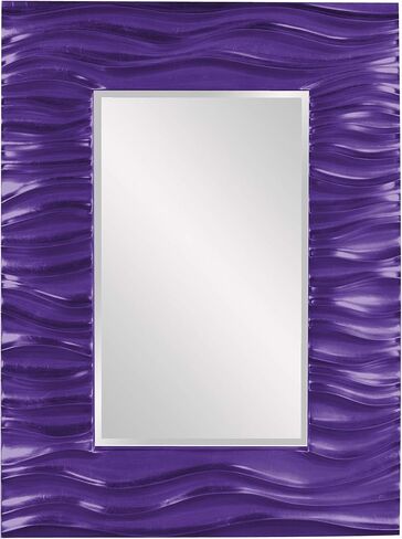 هوارد إليوت زينيث مرآة حائط معلقة مستطيلة، 31 × 39 بوصة، ورقة فضية لامعة in Kuwait