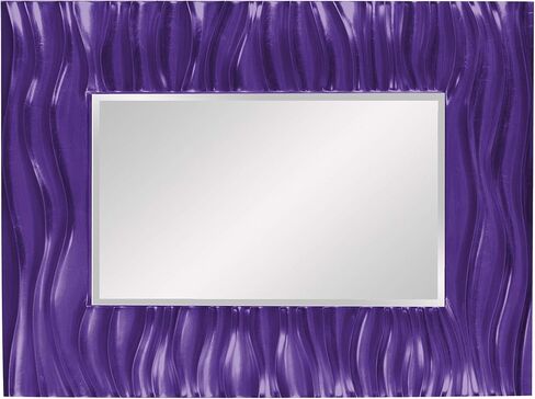 هوارد إليوت زينيث مرآة حائط معلقة مستطيلة، 31 × 39 بوصة، ورقة فضية لامعة in Kuwait