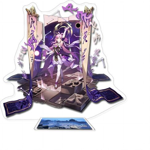 Honkai Star Rail Acrylic Character Stand, 5.9-inch Clear, Fade-Resistant, Waterproof and Scratch-Resistant with 0.16-inch Thickness in Saudi Arabia