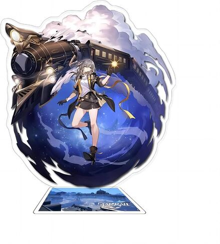 Honkai Star Rail Acrylic Character Stand, 5.9-inch Clear, Fade-Resistant, Waterproof and Scratch-Resistant with 0.16-inch Thickness in Saudi Arabia