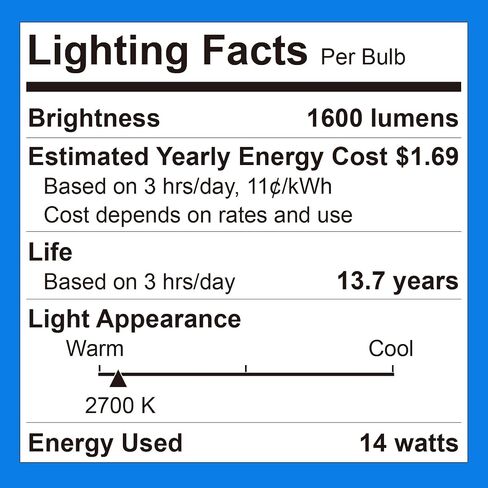 Energetic BR40 LED Light Bulbs, Indoor Flood Light, Dimmable, 5000K Daylight, 110W Equivalent, 1600LM, E26 Base, Recessed Can Light, High Lumen, Flicker Free, UL Listed, 6 Pack in Saudi Arabia