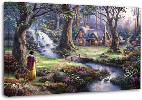 Tangled Princess Flynn Are on A Boat Watching The Lanterns Float Into The Sky Canvas Art Poster And Wall Art Picture Print Modern Family Bedroom Decor Posters 12x18inch(30x45cm) in Saudi Arabia