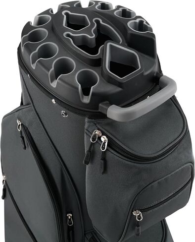 KVV 14 Way Top-Molded Organizer Cart Bag with Rain Cover, Full Length Divider, Spacious Cooler Pockets in Kuwait